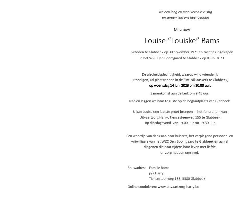 Letter Of Condolence