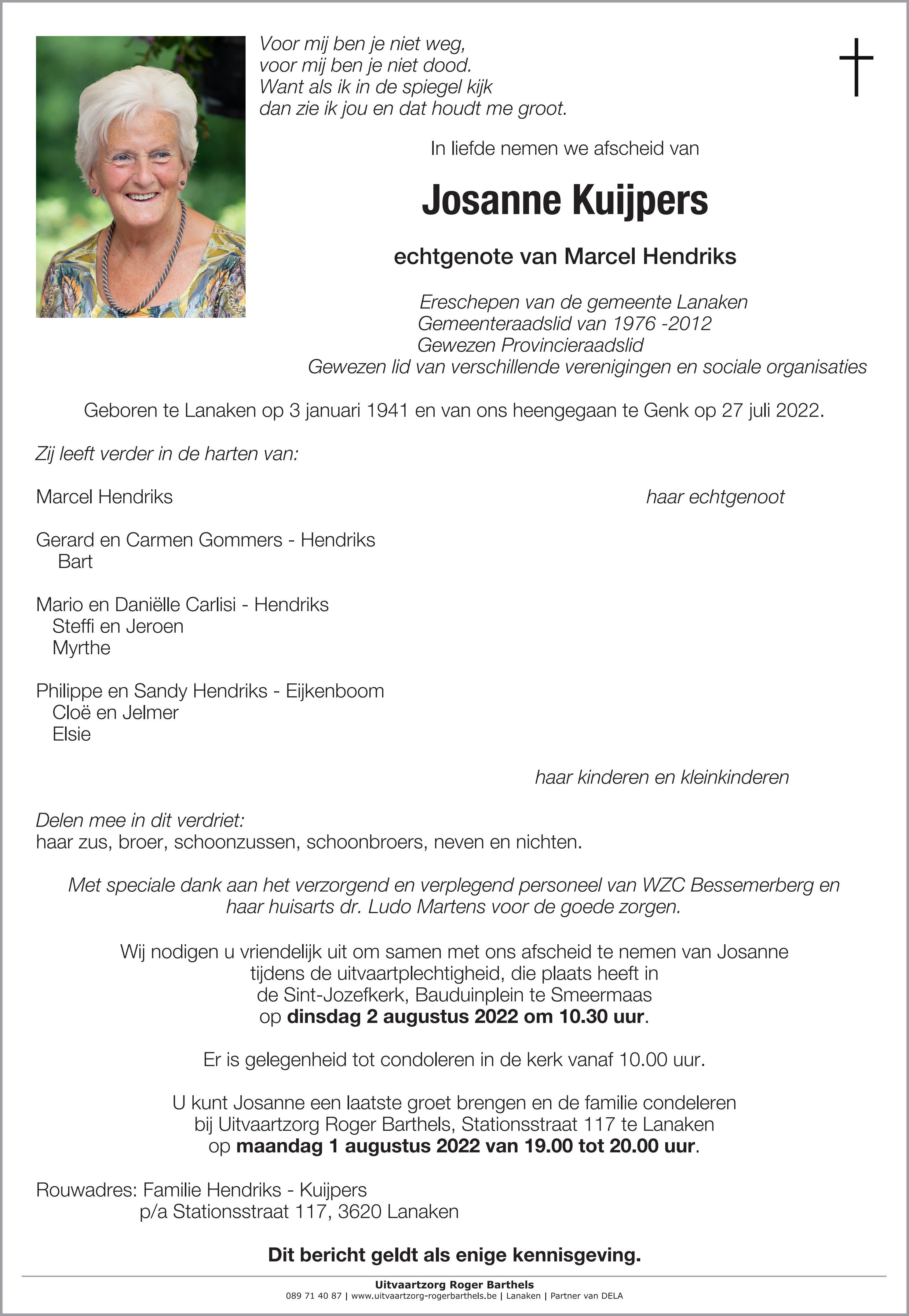 Letter Of Condolence