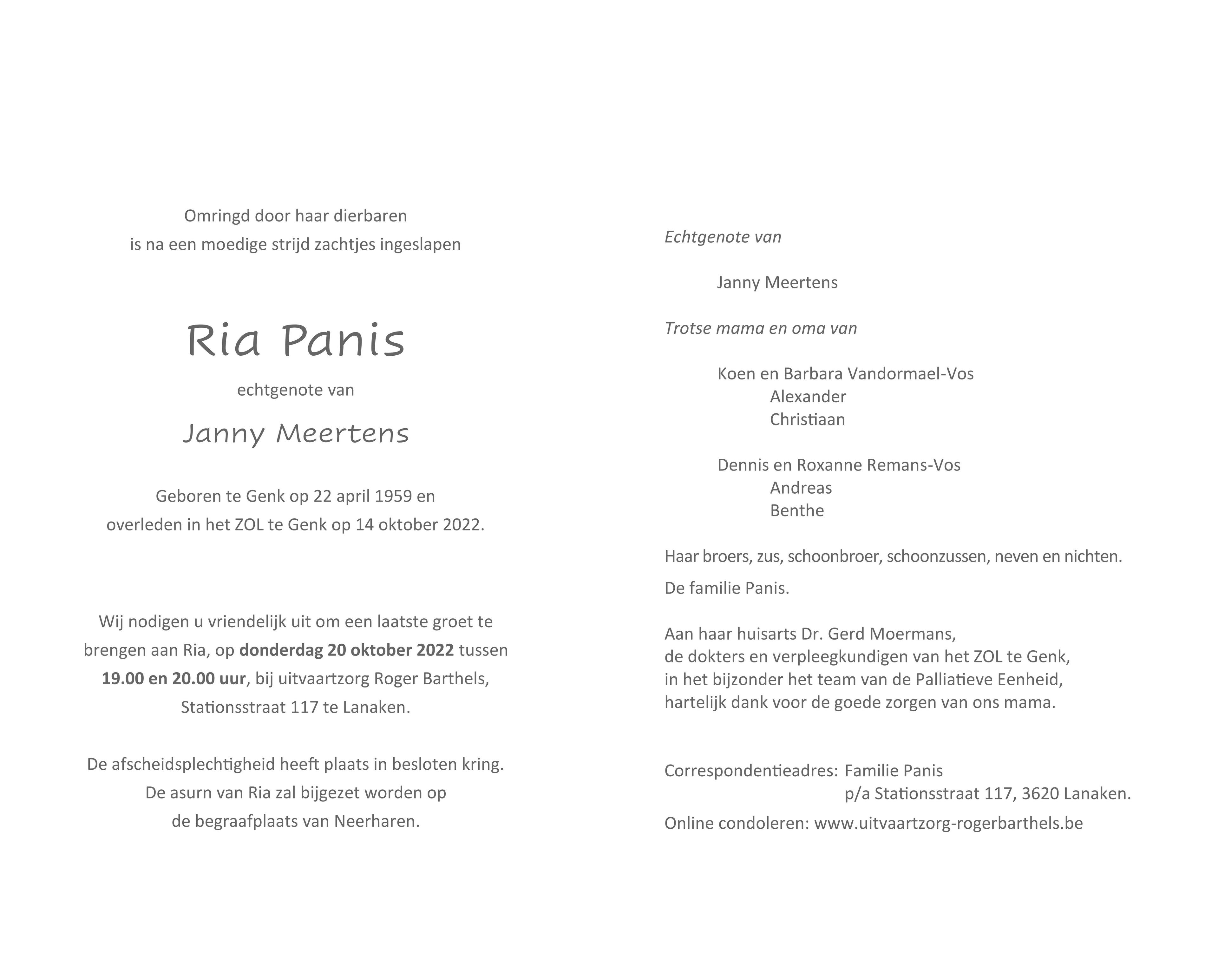 Letter Of Condolence