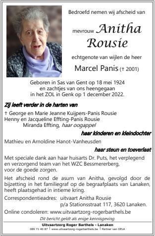 Letter Of Condolence