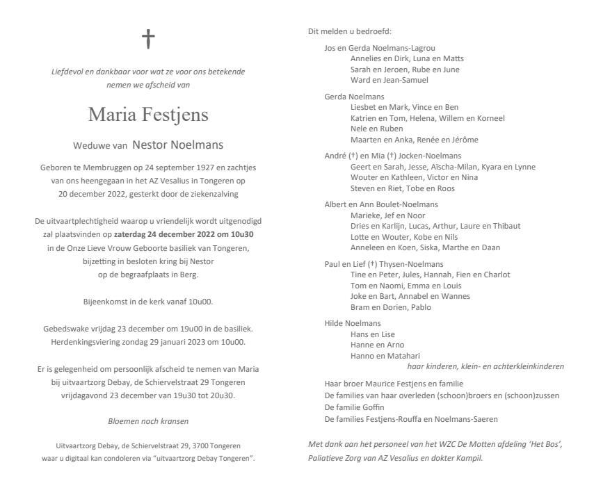 Letter Of Condolence