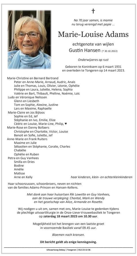 Letter Of Condolence