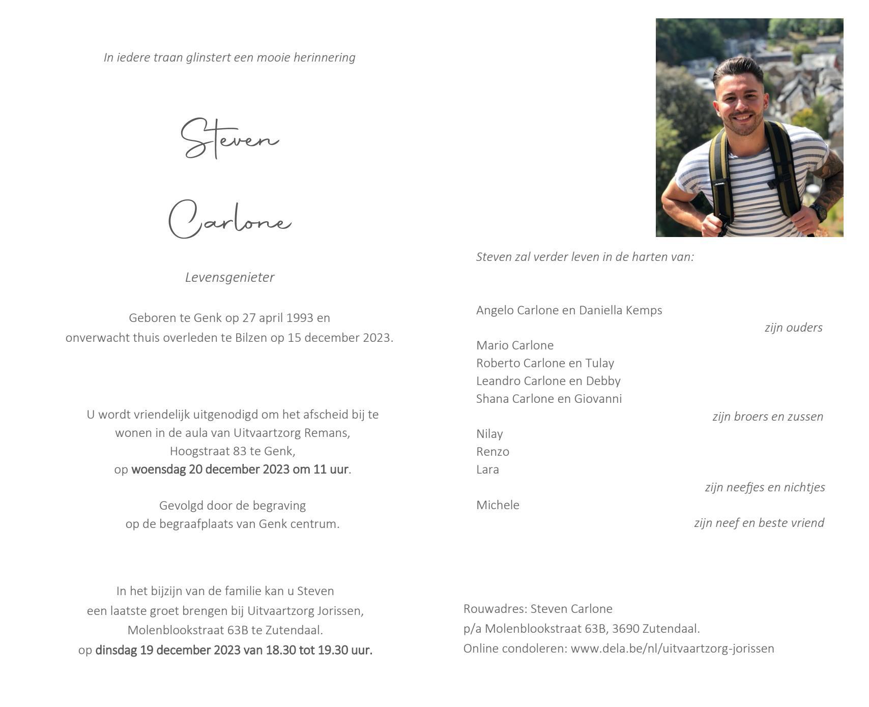 Letter Of Condolence