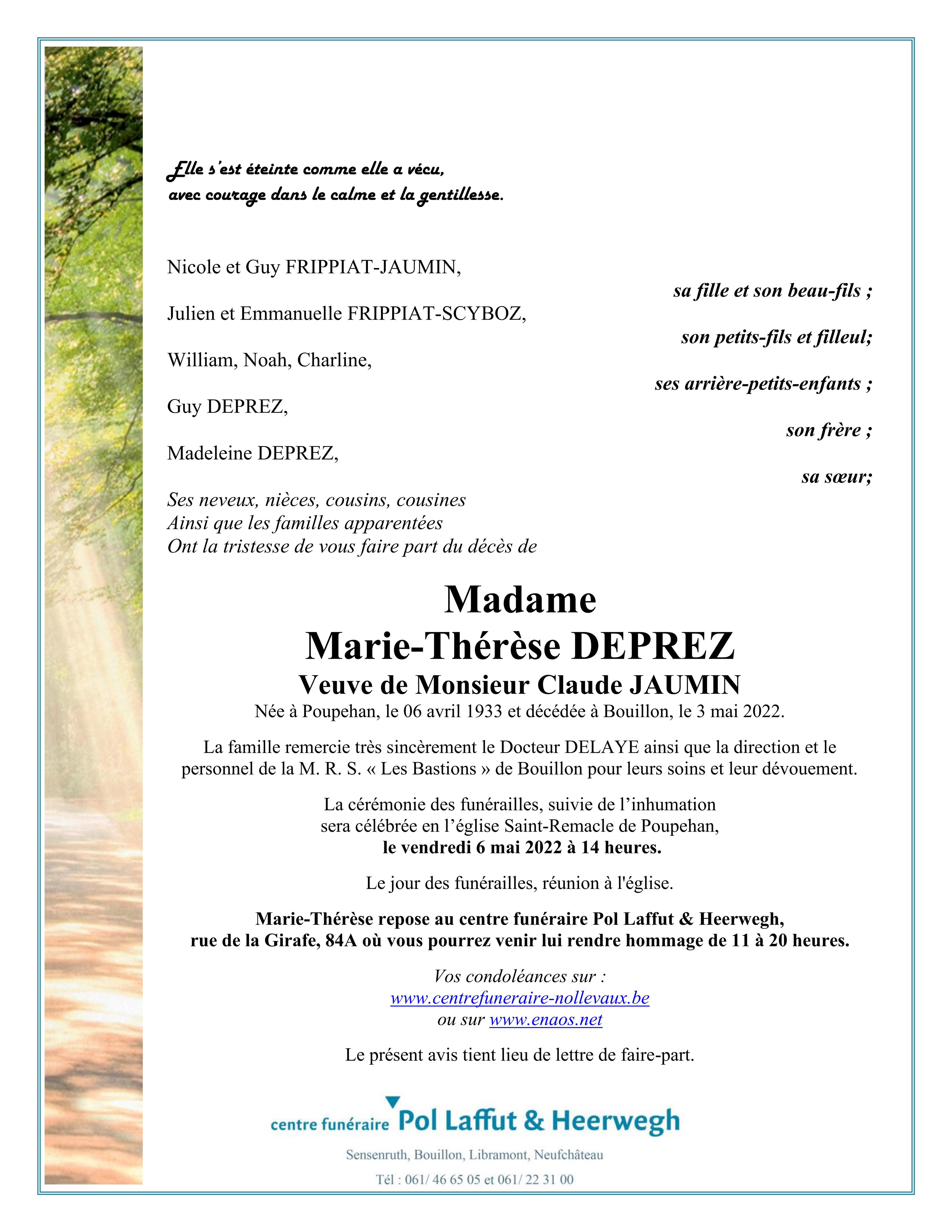 Letter Of Condolence