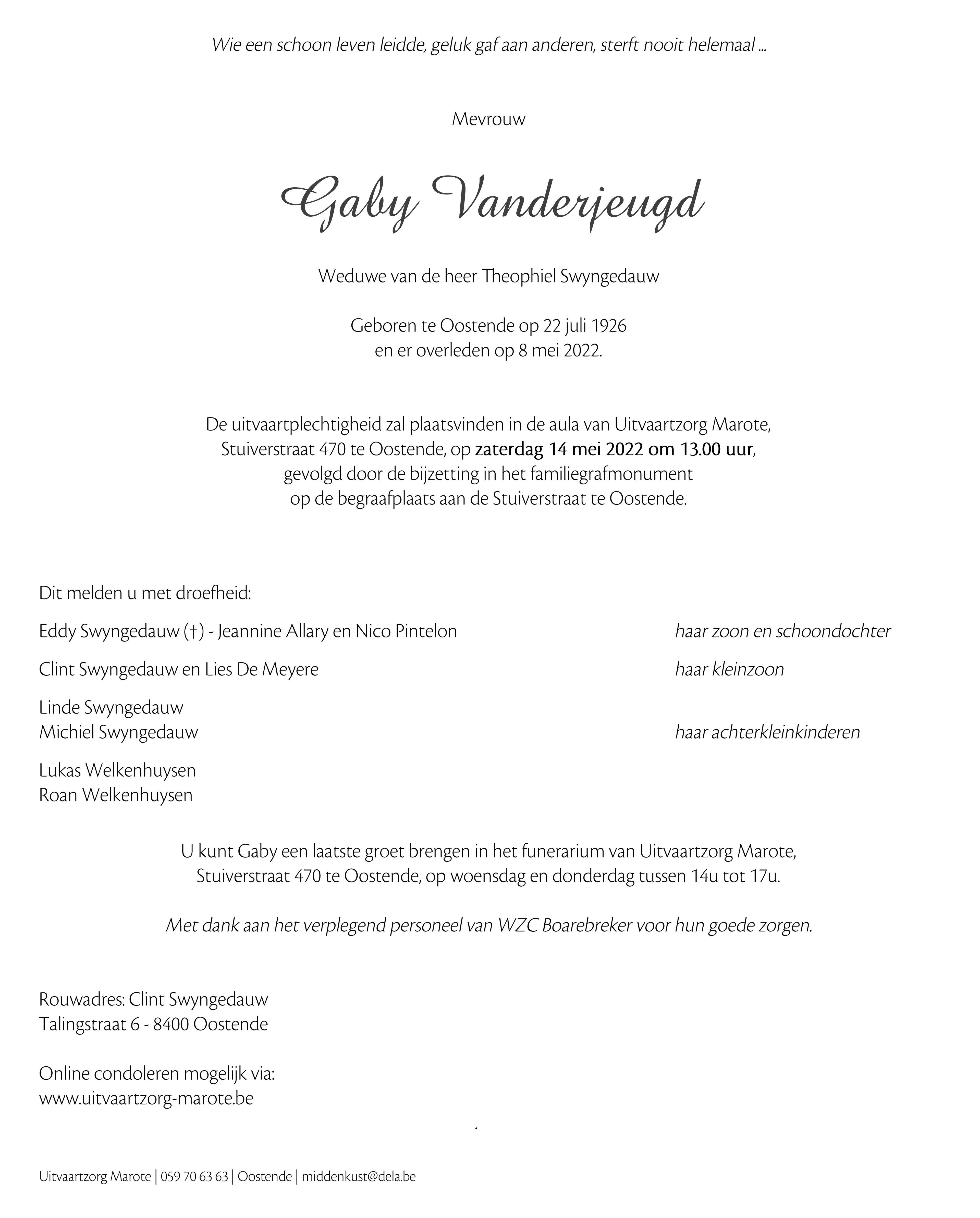 Letter Of Condolence