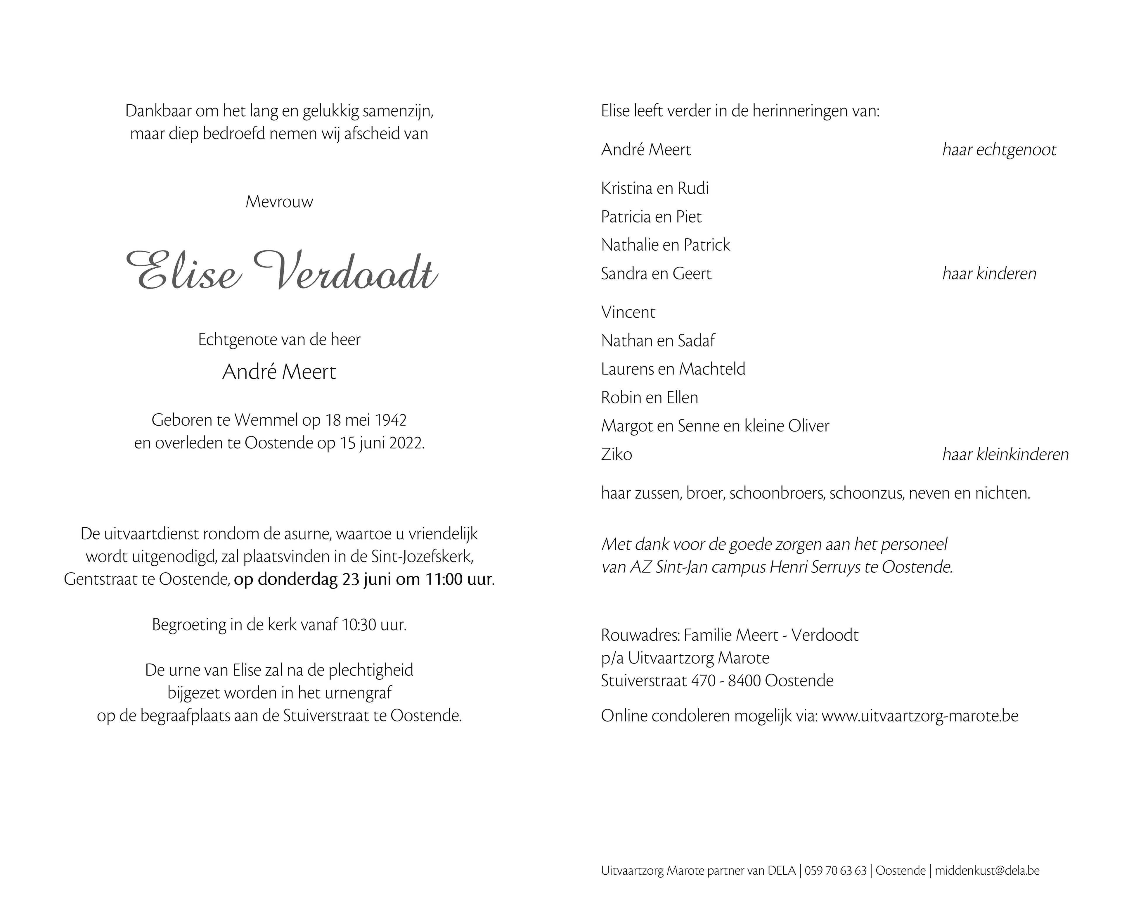 Letter Of Condolence