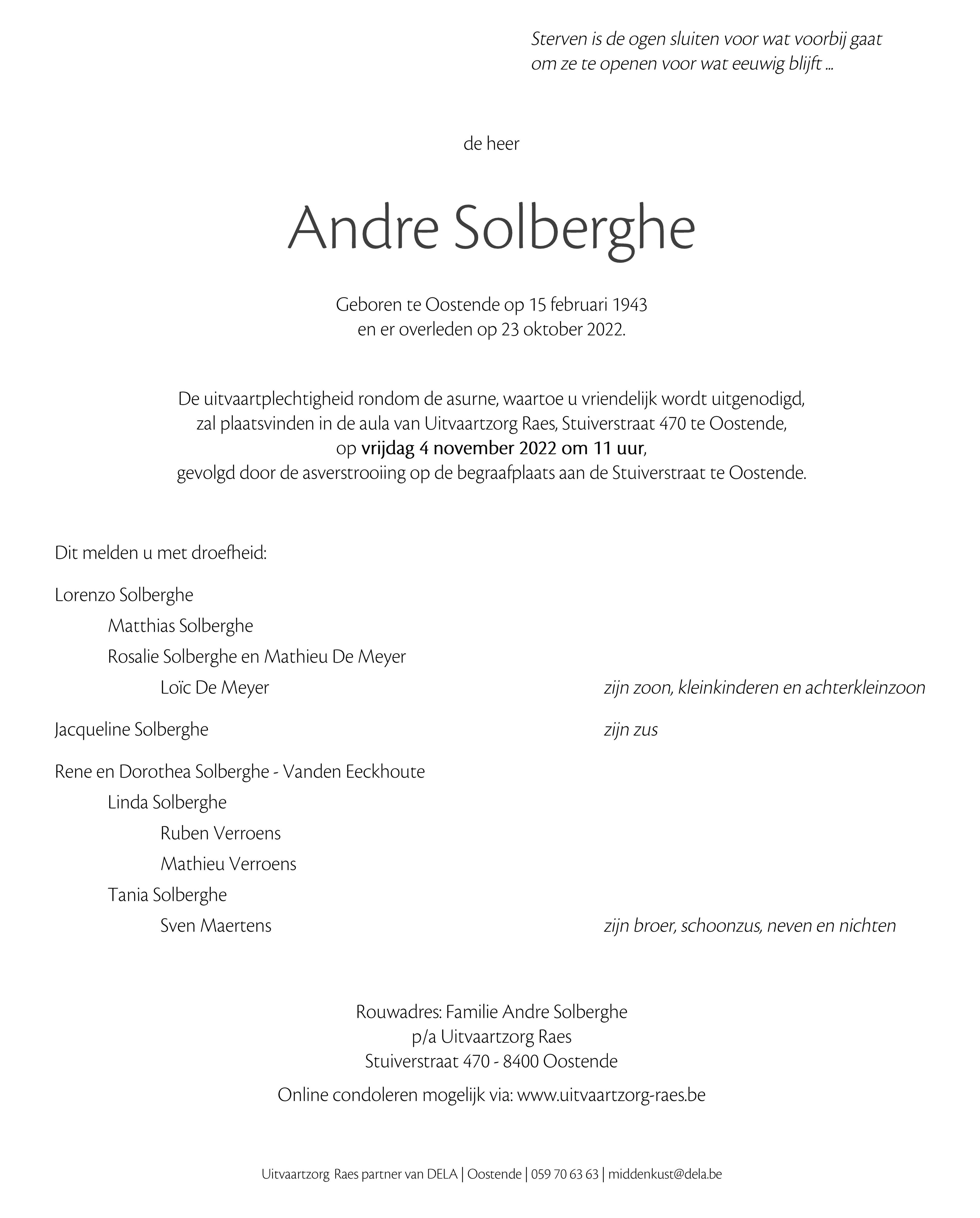 Letter Of Condolence