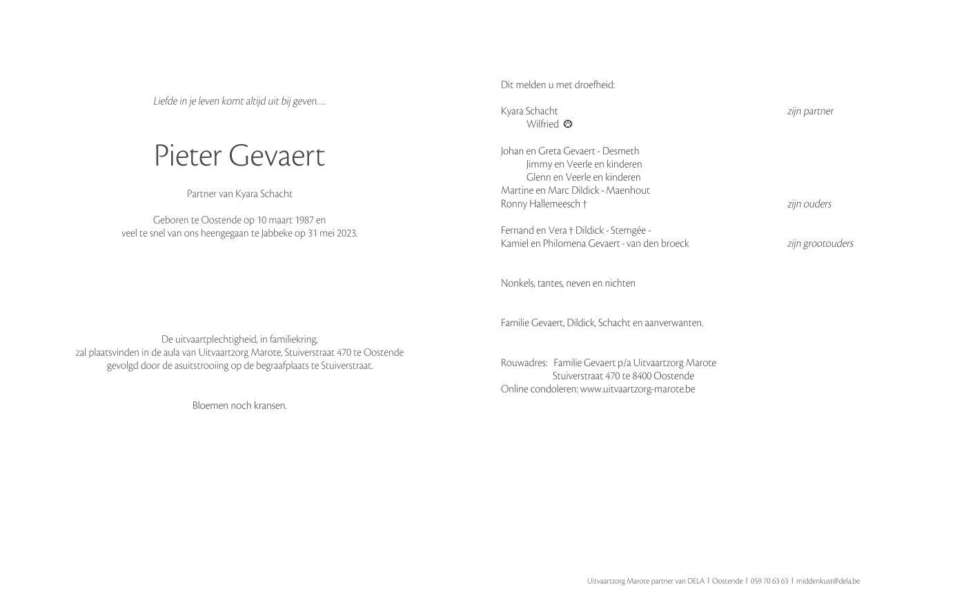 Letter Of Condolence
