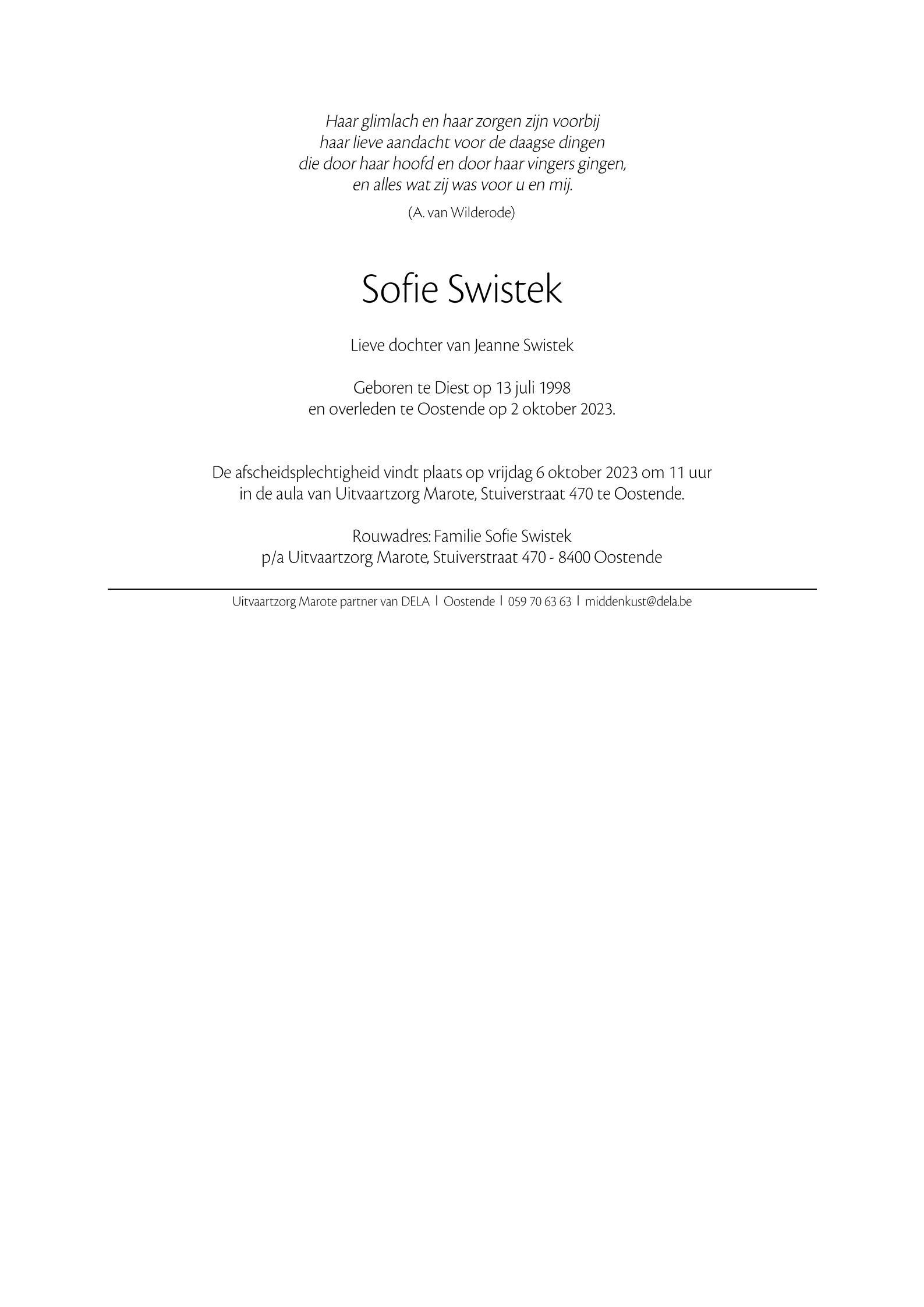 Letter Of Condolence