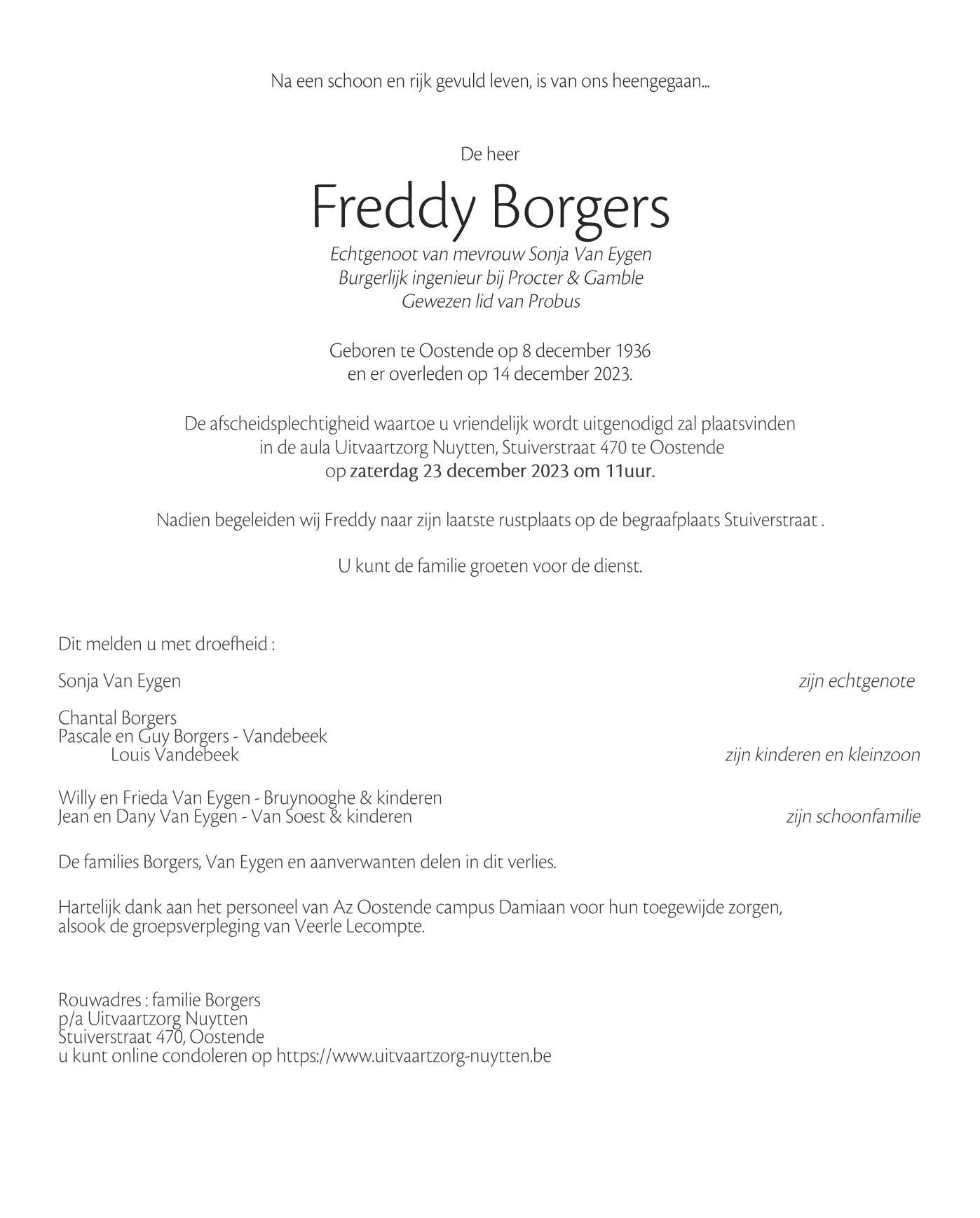 Letter Of Condolence
