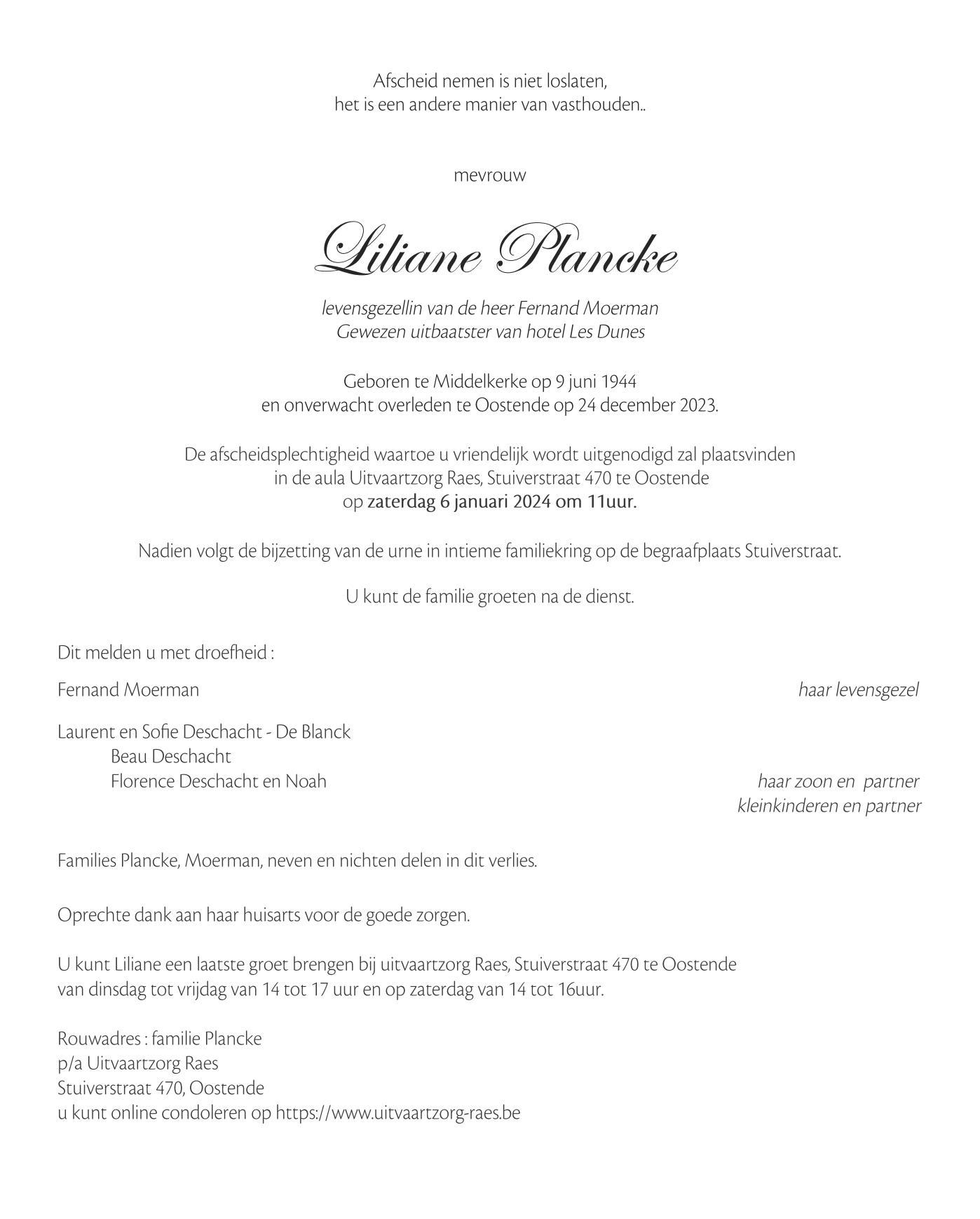 Letter Of Condolence