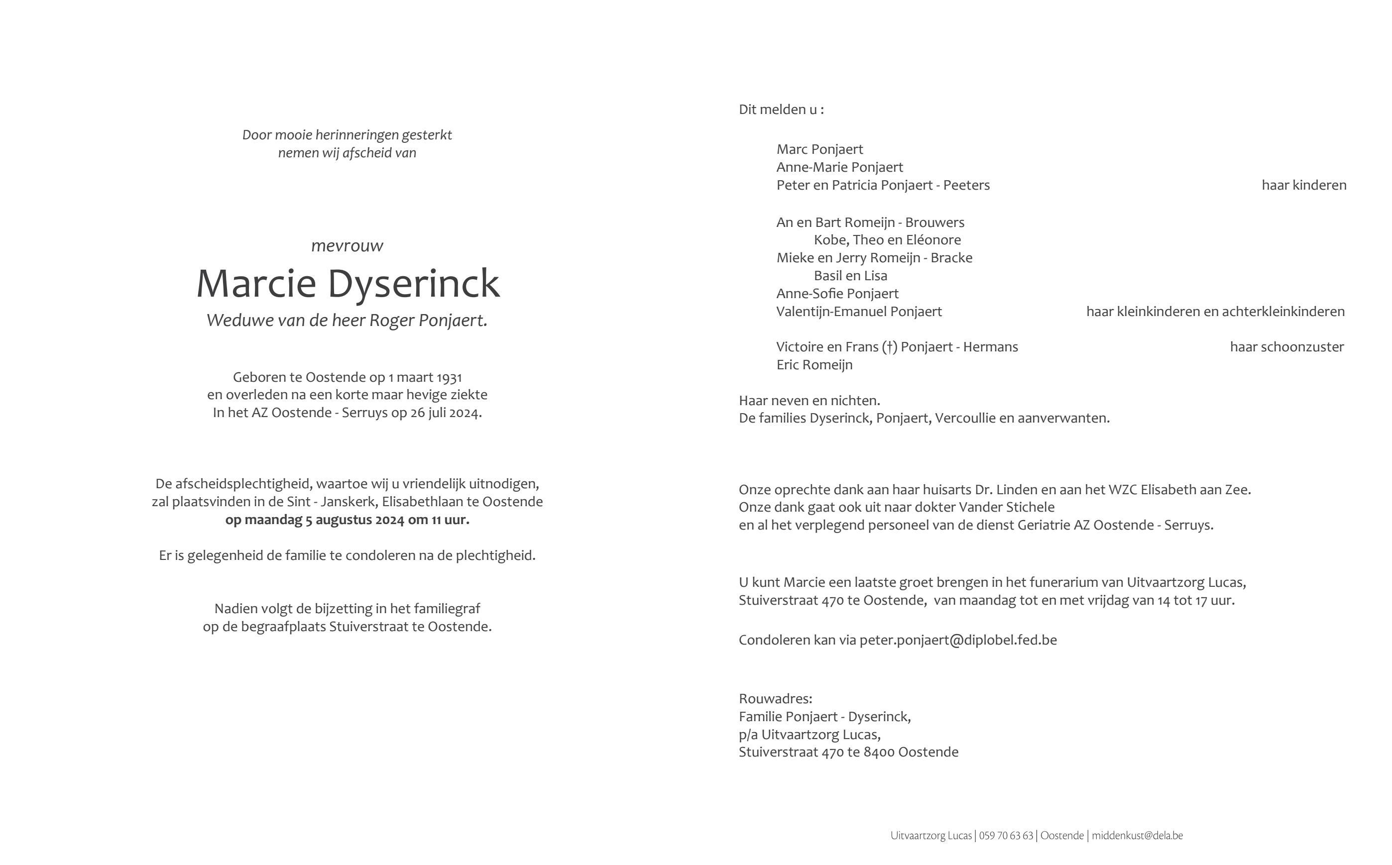 Letter Of Condolence