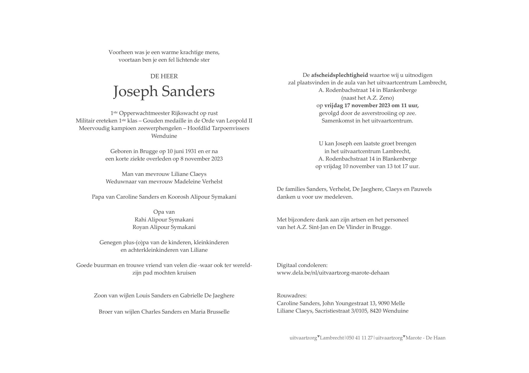 Letter Of Condolence