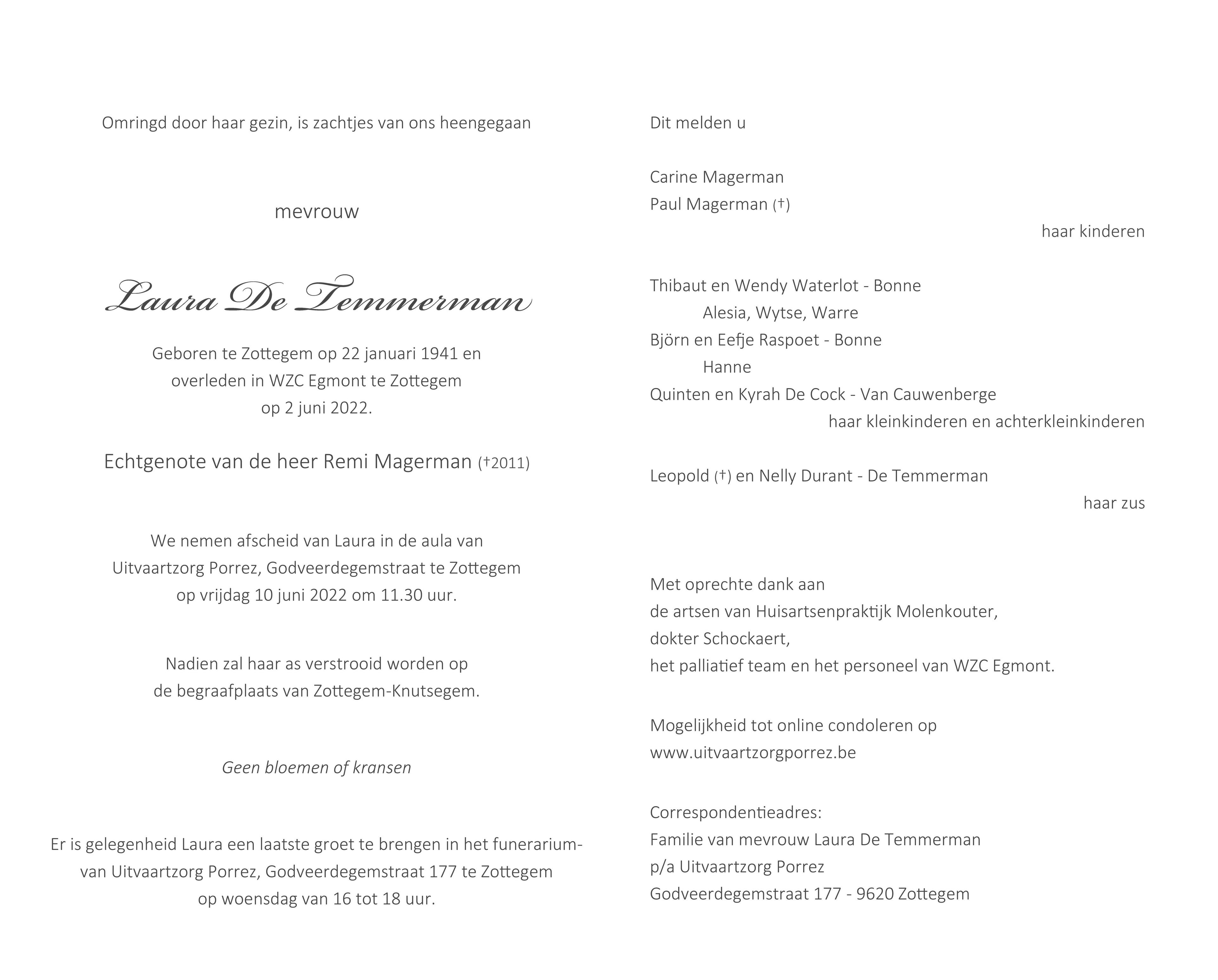 Letter Of Condolence