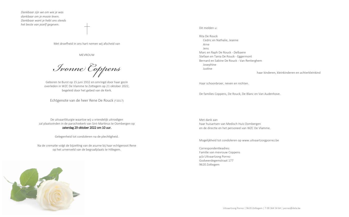 Letter Of Condolence