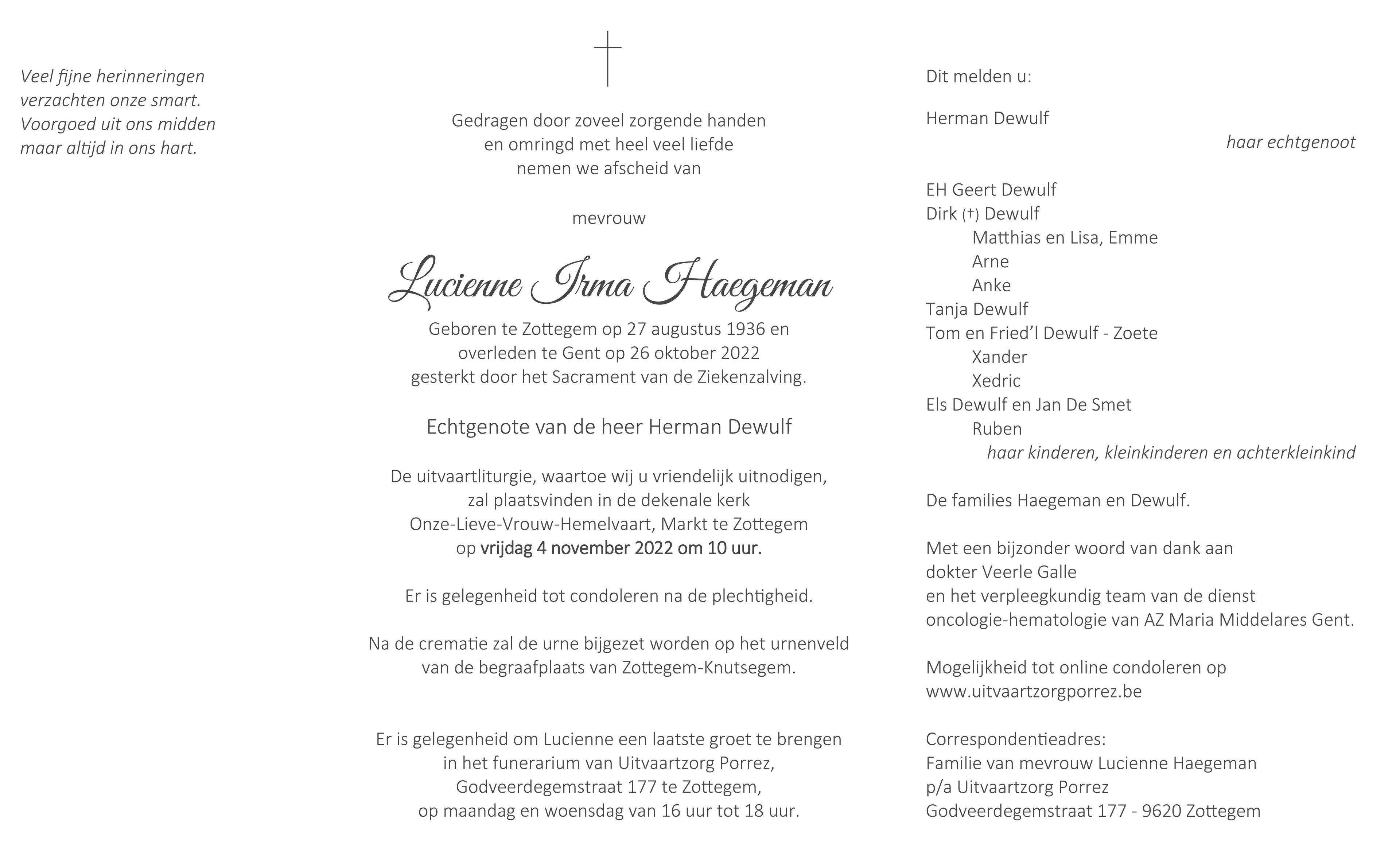 Letter Of Condolence