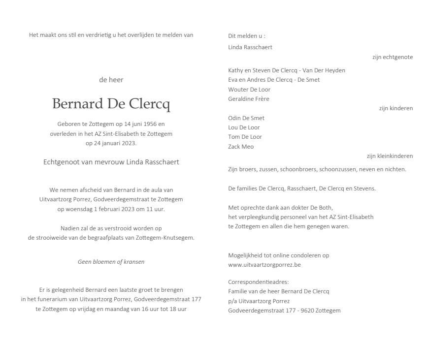 Letter Of Condolence
