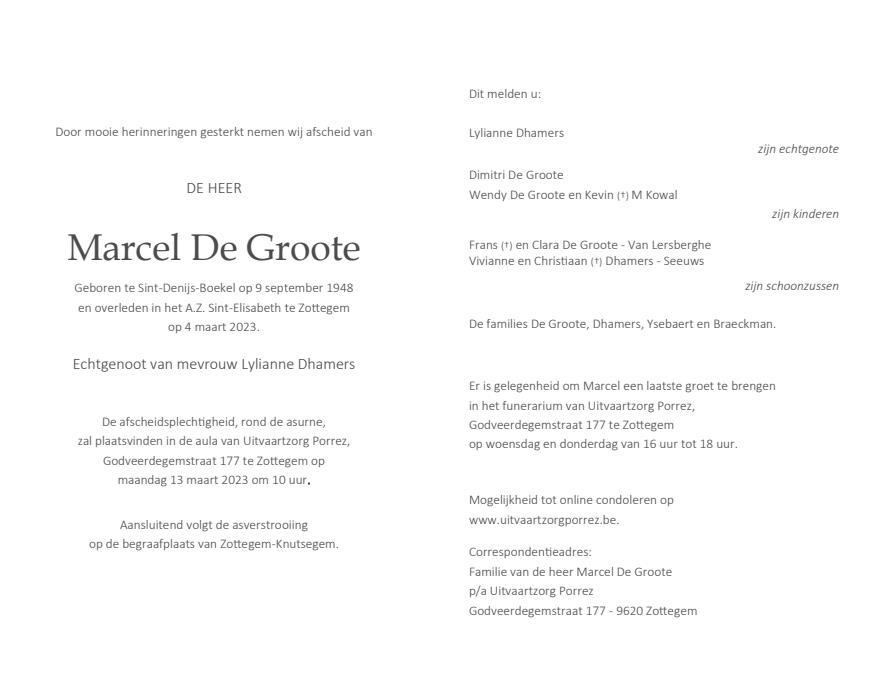 Letter Of Condolence