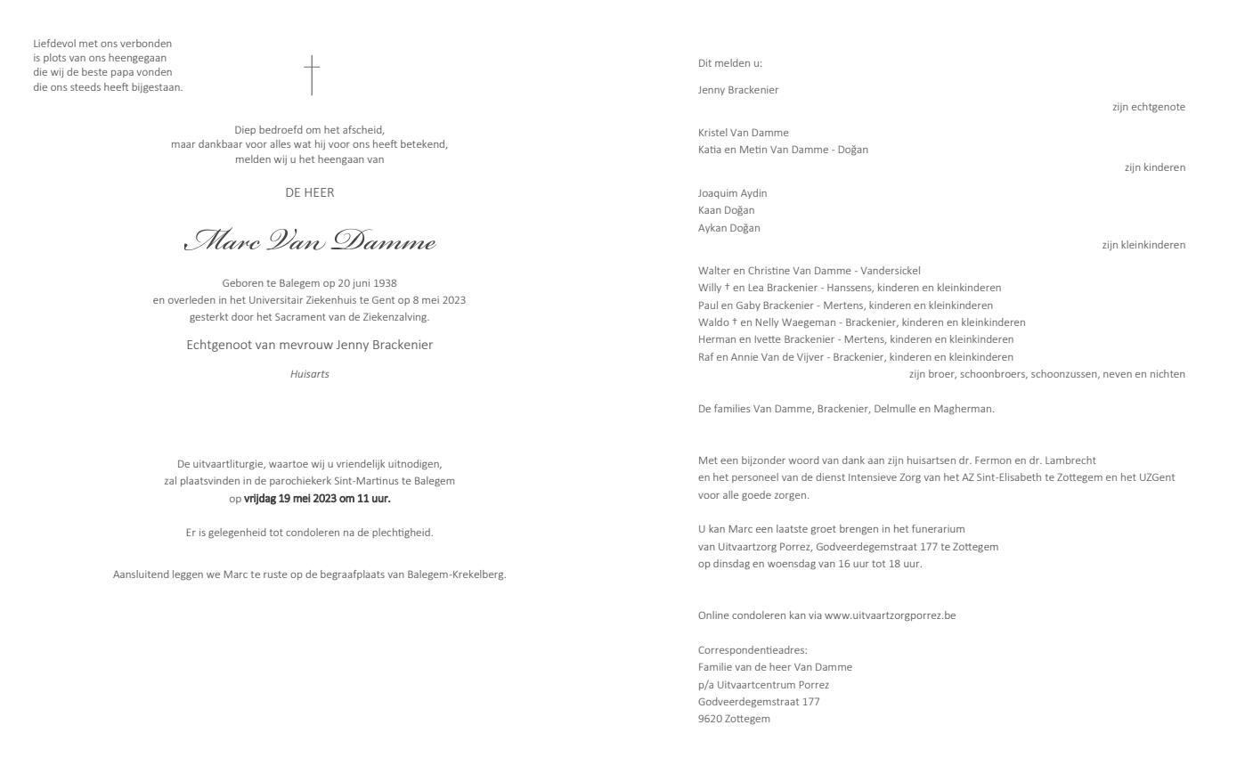 Letter Of Condolence